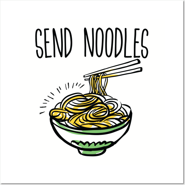 Send Noodles Wall Art by Eugenex